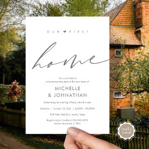 Ons eerste huis, Housewarming feestviering Kaart