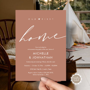 Ons eerste huis, Housewarming feestviering Kaart