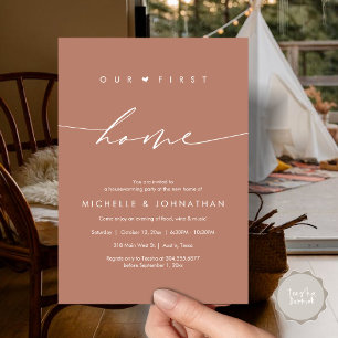 Ons eerste huis, Housewarming feestviering Kaart