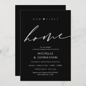 Ons eerste huis, Housewarming feestviering Kaart (Voorkant / Achterkant)