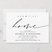 Ons eerste huis, Housewarming feestviering Kaart (Voorkant)