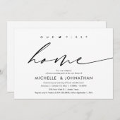 Ons eerste huis, Housewarming feestviering Kaart (Voorkant / Achterkant)