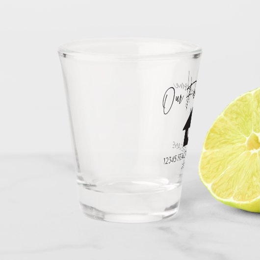 Ons eerste huis Housewarming New House 1st Home Shot Glas (Links)