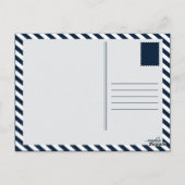 ons eerste huis ( mod - thuis ) briefkaart (Achterkant)