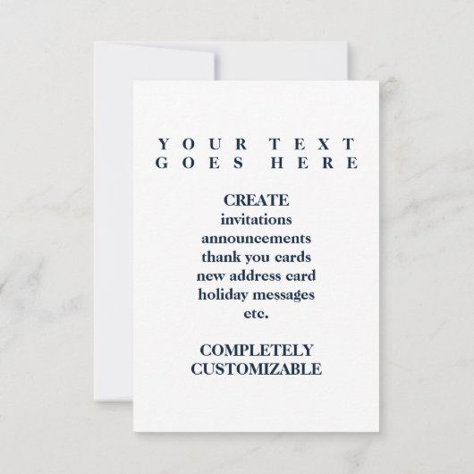 ons eerste huis ( mod - thuis ) kaart (Achterkant)