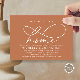 Ons eerste huis, Modern Housewarming party Kaart