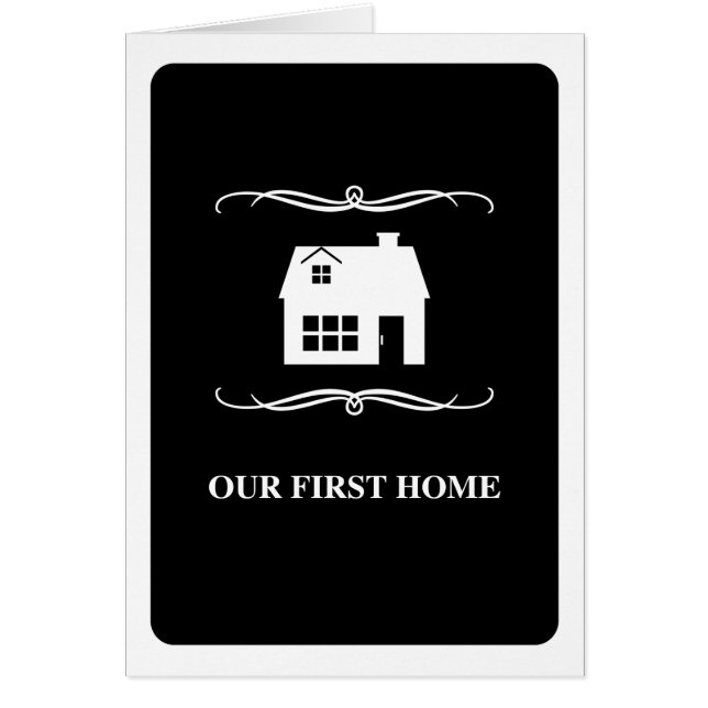 ons eerste huis ( zwart - wit mod ) (Voorkant)