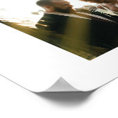 ons eerste jaar samen bruiloft Jubileum 6Foto Poster (Hoek)