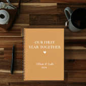 Ons eerste jaar samen, Verloving Journal Gift Notitieboek