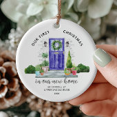 Ons eerste kerst in New House keramische versierin Keramisch Ornament
