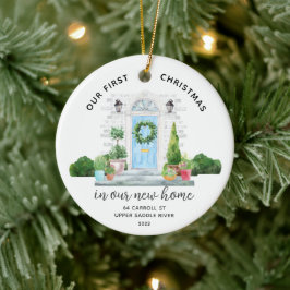 Ons eerste kerst in New House keramische versierin Keramisch Ornament