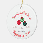 Ons eerste kerst Ornament 2024 (Links)