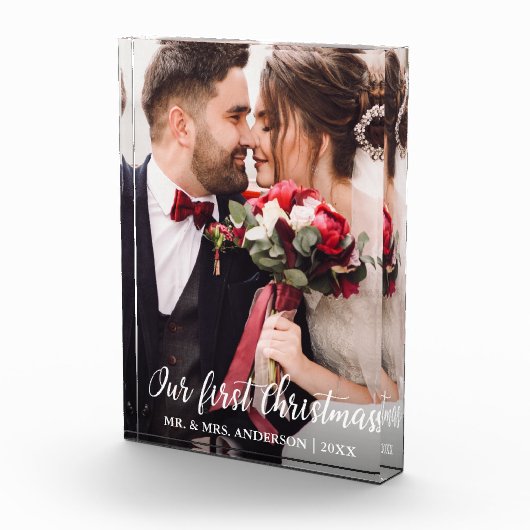 Ons eerste kerstbruiloft-fotoscript fotoblokken (Rechts)