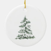 Ons eerste kerstcadeau samen met Hot Cocoa Keramisch Ornament (Achterkant)