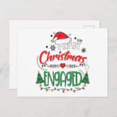 Ons eerste kerstcadeautje met een overeenkomend pa briefkaart (Voorkant / Achterkant)