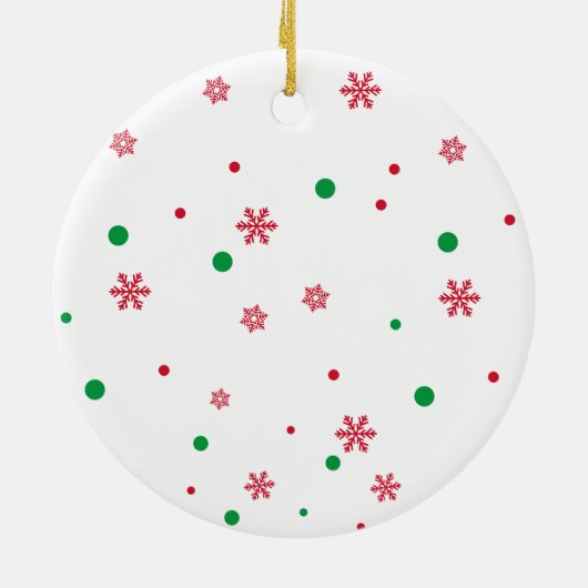 Ons eerste kerstcadeautje met foto's met huwelijks keramisch ornament (Achterkant)