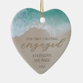 Ons eerste kerstcadeautje met keramisch keramisch keramisch ornament (Rechts)