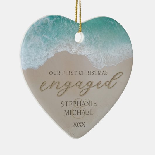 Ons eerste kerstcadeautje met keramisch keramisch keramisch ornament (Rechts)