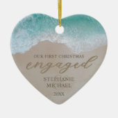 Ons eerste kerstcadeautje met keramisch keramisch  ornament (Voorkant)