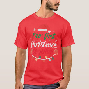 Ons eerste kerstcadeautje met kerstcadeautje Newl T-shirt