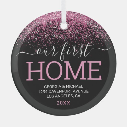 Ons eerste kerstcadeautje Ornament (Voorkant)