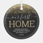 Ons eerste kerstcadeautje Ornament (Voorkant)