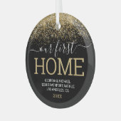 Ons eerste kerstcadeautje Ornament (Voorkant links)