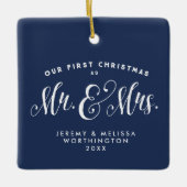 Ons eerste kerstcadeautje ornament met foto's (Voorkant)