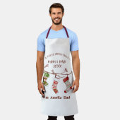 Ons eerste kerstfeest als mama en papa - gepersona schort (Gedragen)