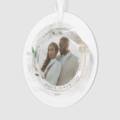 Ons eerste kerstfeest als Ornament van de heer & m (voorkant)