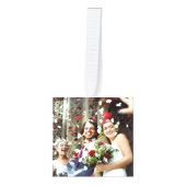 Ons eerste kerstfeest getrouwd 4 trouwfoto's decoratie (Voorkant)