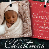 Ons eerste kerstfeest in combinatie met een modern keramisch ornament