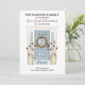 Ons eerste kerstfeest - Nieuw startpunt - Foto van Aankondiging (Staand voorkant)