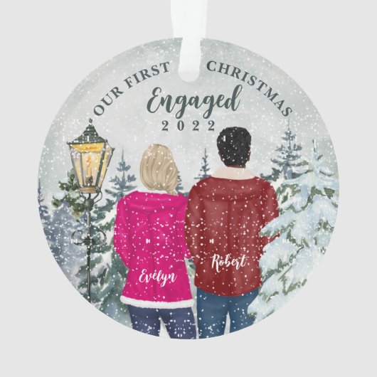 Ons eerste kerstfeest ornament (achterkant)