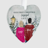 Ons eerste kerstfeest ornament (voorkant)