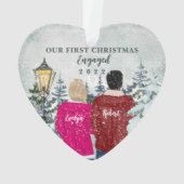 Ons eerste kerstfeest ornament (achterkant)