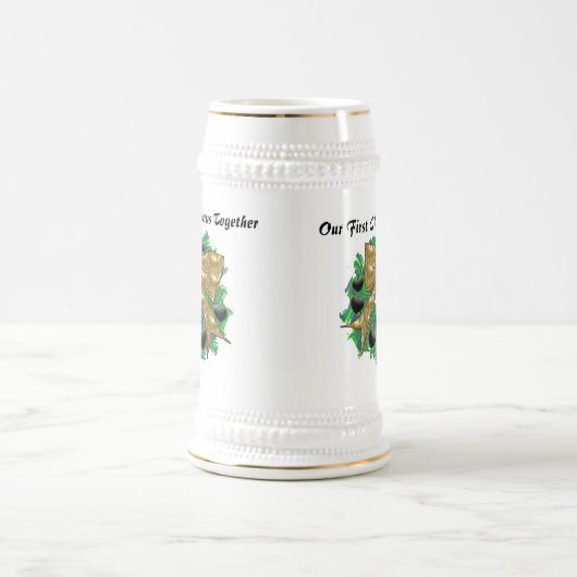 Ons eerste kerstfeest samen bierpul (Center)