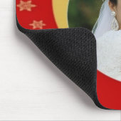 Ons eerste kerstfoto-Lijst Mousepad Muismat (Hoek)