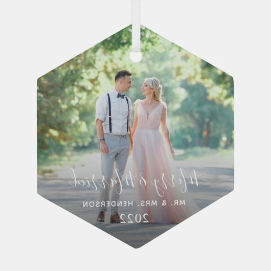 Ons eerste kerstglas Ornament (Achterkant)