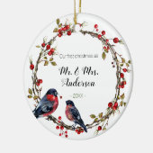 Ons eerste kerstheilige Plant Ornament, Keramisch Ornament (Links)