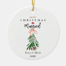 Ons eerste kersthuwelijk Mistletoe