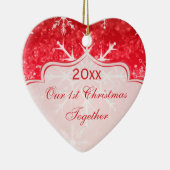 Ons eerste kerstkeepaardse Ornament (Rechts)