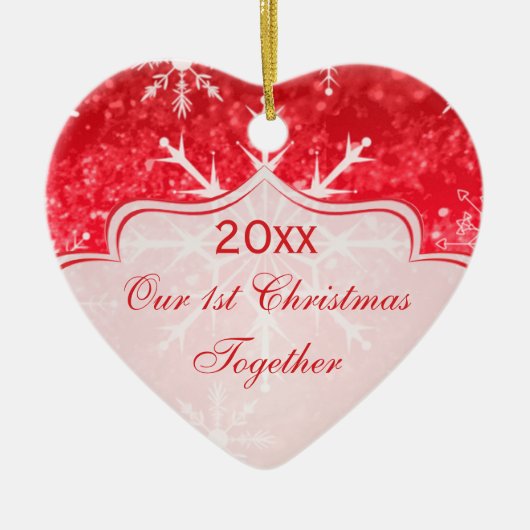 Ons eerste kerstkeepaardse Ornament (Voorkant)