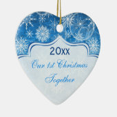 Ons eerste kerstkeepaardse Ornament (Rechts)