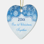 Ons eerste kerstkeepaardse Ornament (Links)