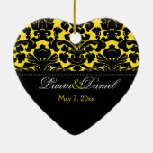 Ons eerste kerstkeepskever-Ornament Keramisch Ornament (Achterkant)