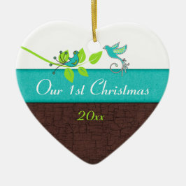 Ons eerste kerstkeepskever-Ornament Keramisch Ornament