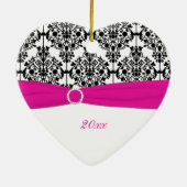 Ons eerste kerstkeepskever-Ornament Keramisch Ornament (Achterkant)