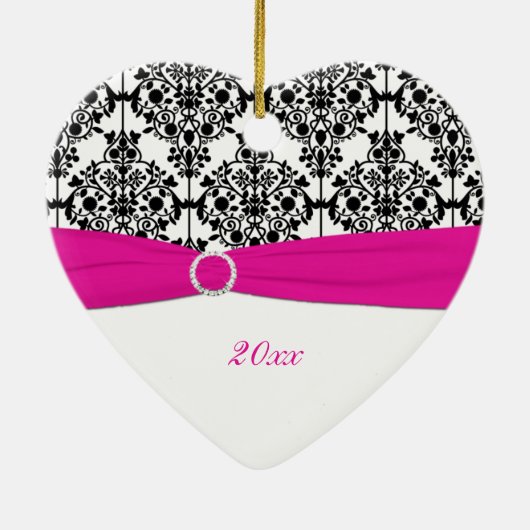 Ons eerste kerstkeepskever-Ornament Keramisch Ornament (Achterkant)
