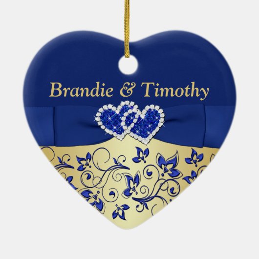 Ons eerste kerstkeepskever-Ornament Keramisch Ornament (Achterkant)